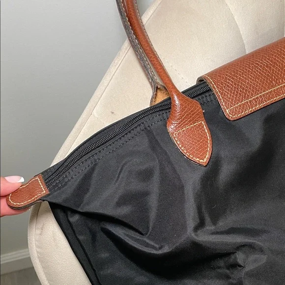 Large Black Longchamp Tote Bag - Picture 5 of 16
